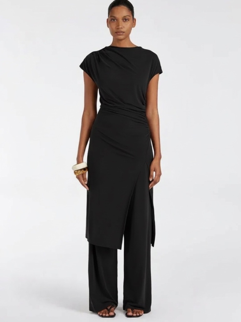 Dissh draped midi dress